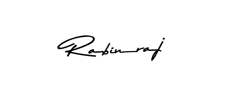 Make a beautiful signature design for name Rabinraj. With this signature (Asem Kandis PERSONAL USE) style, you can create a handwritten signature for free. Rabinraj signature style 9 images and pictures png
