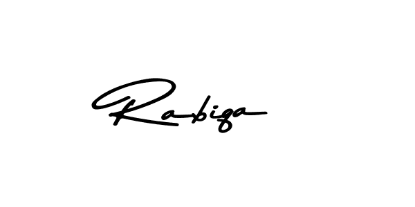 How to make Rabiqa signature? Asem Kandis PERSONAL USE is a professional autograph style. Create handwritten signature for Rabiqa name. Rabiqa signature style 9 images and pictures png