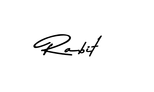 Similarly Asem Kandis PERSONAL USE is the best handwritten signature design. Signature creator online .You can use it as an online autograph creator for name Rabit. Rabit signature style 9 images and pictures png