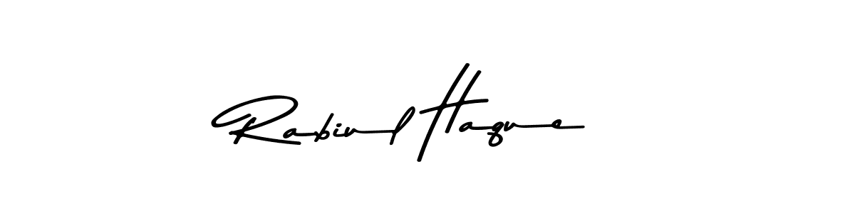 Create a beautiful signature design for name Rabiul Haque. With this signature (Asem Kandis PERSONAL USE) fonts, you can make a handwritten signature for free. Rabiul Haque signature style 9 images and pictures png