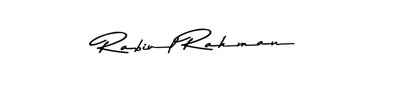 This is the best signature style for the Rabiul Rahman name. Also you like these signature font (Asem Kandis PERSONAL USE). Mix name signature. Rabiul Rahman signature style 9 images and pictures png
