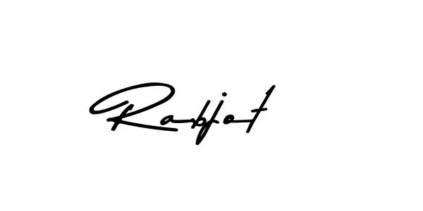 Make a beautiful signature design for name Rabjot. With this signature (Asem Kandis PERSONAL USE) style, you can create a handwritten signature for free. Rabjot signature style 9 images and pictures png
