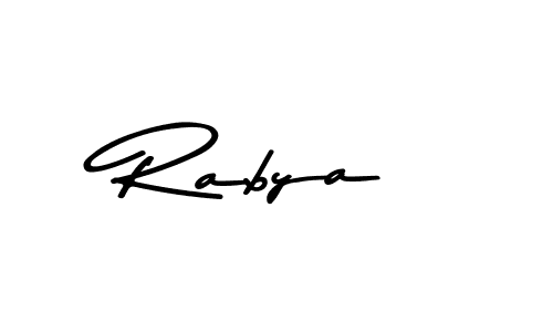 if you are searching for the best signature style for your name Rabya. so please give up your signature search. here we have designed multiple signature styles  using Asem Kandis PERSONAL USE. Rabya signature style 9 images and pictures png