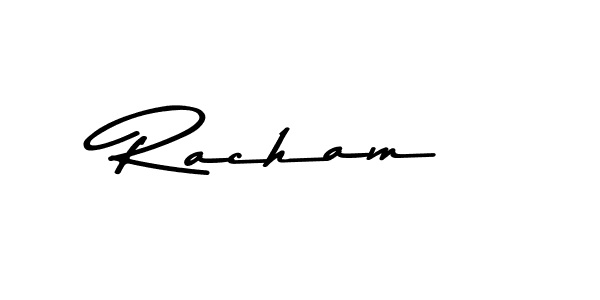 How to make Racham signature? Asem Kandis PERSONAL USE is a professional autograph style. Create handwritten signature for Racham name. Racham signature style 9 images and pictures png