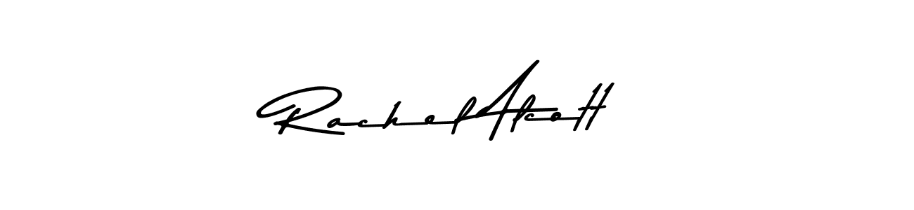 Design your own signature with our free online signature maker. With this signature software, you can create a handwritten (Asem Kandis PERSONAL USE) signature for name Rachel Alcott. Rachel Alcott signature style 9 images and pictures png