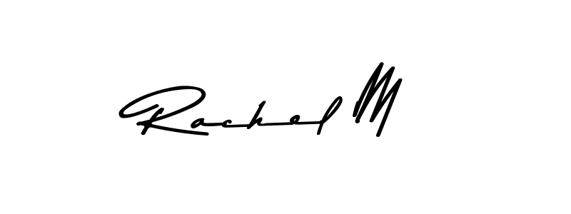 Rachel M stylish signature style. Best Handwritten Sign (Asem Kandis PERSONAL USE) for my name. Handwritten Signature Collection Ideas for my name Rachel M. Rachel M signature style 9 images and pictures png