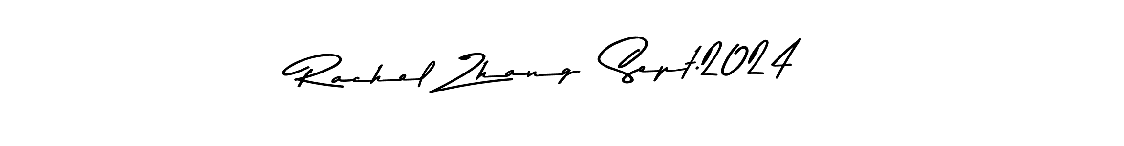 Design your own signature with our free online signature maker. With this signature software, you can create a handwritten (Asem Kandis PERSONAL USE) signature for name Rachel Zhang  Sept.2024. Rachel Zhang  Sept.2024 signature style 9 images and pictures png