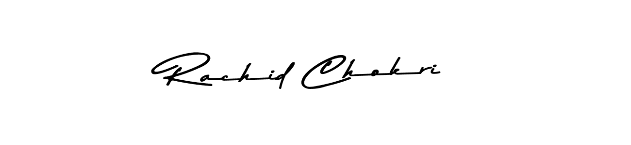Use a signature maker to create a handwritten signature online. With this signature software, you can design (Asem Kandis PERSONAL USE) your own signature for name Rachid Chokri. Rachid Chokri signature style 9 images and pictures png