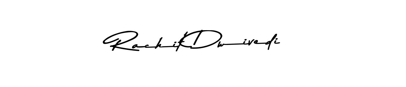 Make a beautiful signature design for name Rachit Dwivedi. With this signature (Asem Kandis PERSONAL USE) style, you can create a handwritten signature for free. Rachit Dwivedi signature style 9 images and pictures png