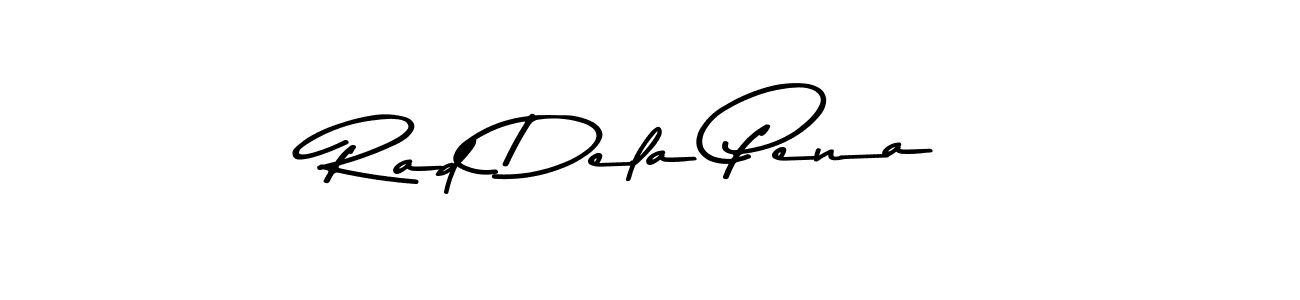 Rad Dela Pena stylish signature style. Best Handwritten Sign (Asem Kandis PERSONAL USE) for my name. Handwritten Signature Collection Ideas for my name Rad Dela Pena. Rad Dela Pena signature style 9 images and pictures png