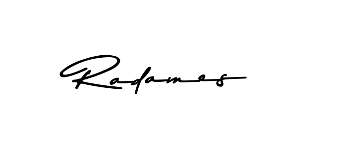 This is the best signature style for the Radames name. Also you like these signature font (Asem Kandis PERSONAL USE). Mix name signature. Radames signature style 9 images and pictures png