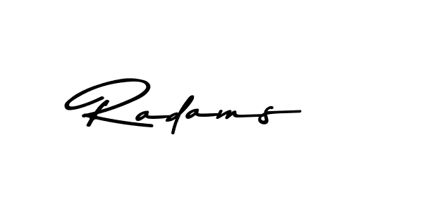 This is the best signature style for the Radams name. Also you like these signature font (Asem Kandis PERSONAL USE). Mix name signature. Radams signature style 9 images and pictures png