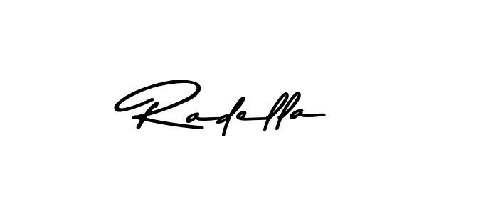 Use a signature maker to create a handwritten signature online. With this signature software, you can design (Asem Kandis PERSONAL USE) your own signature for name Radella. Radella signature style 9 images and pictures png