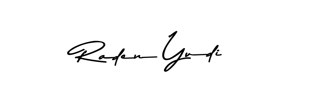 How to make Raden Yudi signature? Asem Kandis PERSONAL USE is a professional autograph style. Create handwritten signature for Raden Yudi name. Raden Yudi signature style 9 images and pictures png