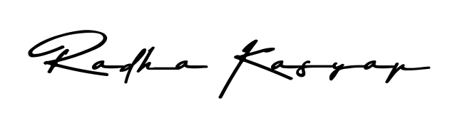 If you are searching for the best signature style for your name Radha Kasyap, here we have designed multiple signature styles using Asem Kandis PERSONAL USE. Radha Kasyap signature style 9 images and pictures png