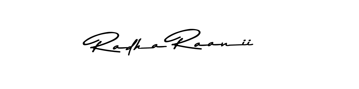 Also You can easily find your signature by using the search form. We will create Radha Raanii name handwritten signature images for you free of cost using Asem Kandis PERSONAL USE sign style. Radha Raanii signature style 9 images and pictures png