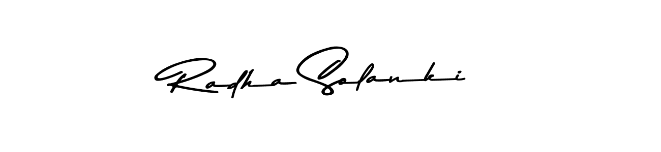 Make a beautiful signature design for name Radha Solanki. Use this online signature maker to create a handwritten signature for free. Radha Solanki signature style 9 images and pictures png