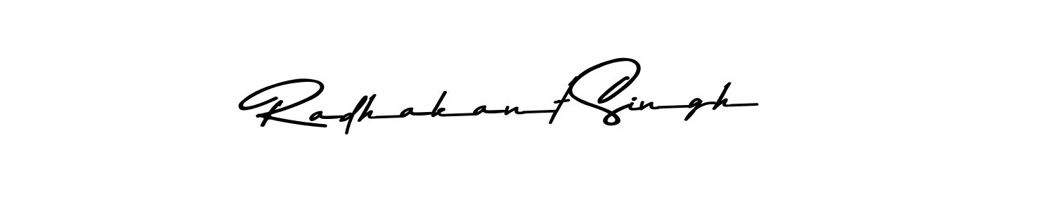 Use a signature maker to create a handwritten signature online. With this signature software, you can design (Asem Kandis PERSONAL USE) your own signature for name Radhakant Singh. Radhakant Singh signature style 9 images and pictures png