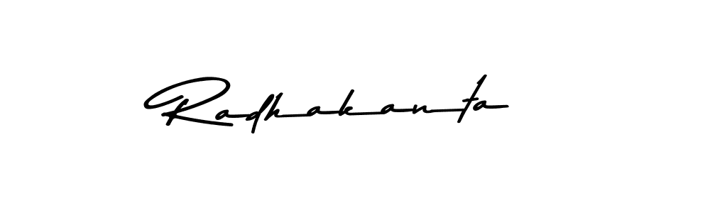 Make a beautiful signature design for name Radhakanta. With this signature (Asem Kandis PERSONAL USE) style, you can create a handwritten signature for free. Radhakanta signature style 9 images and pictures png
