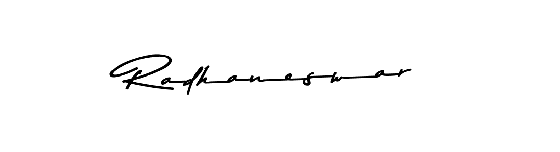 You should practise on your own different ways (Asem Kandis PERSONAL USE) to write your name (Radhaneswar) in signature. don't let someone else do it for you. Radhaneswar signature style 9 images and pictures png