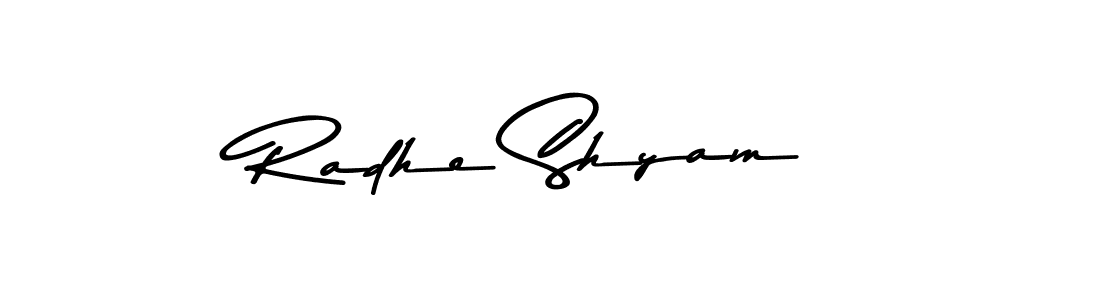 Design your own signature with our free online signature maker. With this signature software, you can create a handwritten (Asem Kandis PERSONAL USE) signature for name Radhe Shyam. Radhe Shyam signature style 9 images and pictures png