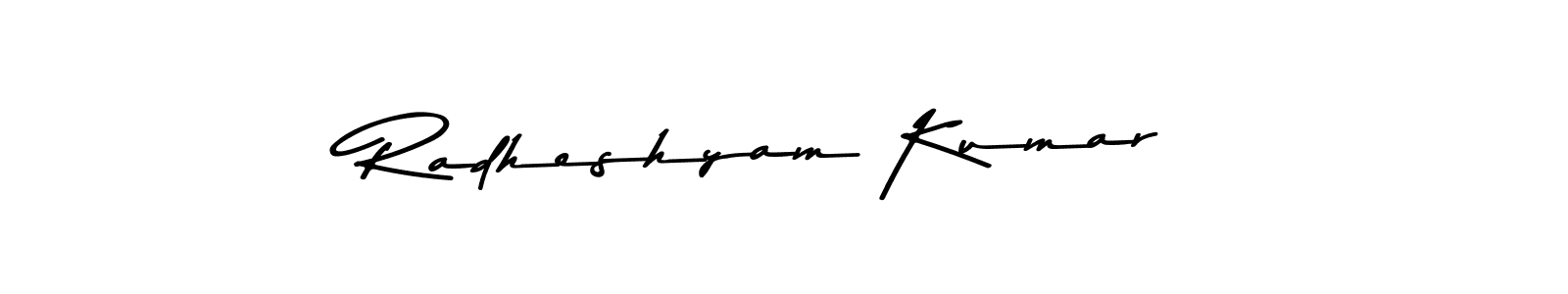 How to make Radheshyam Kumar signature? Asem Kandis PERSONAL USE is a professional autograph style. Create handwritten signature for Radheshyam Kumar name. Radheshyam Kumar signature style 9 images and pictures png