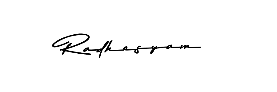Make a beautiful signature design for name Radhesyam. Use this online signature maker to create a handwritten signature for free. Radhesyam signature style 9 images and pictures png