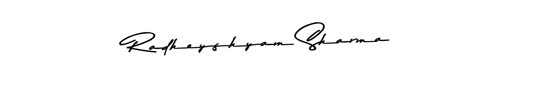 Make a short Radheyshyam Sharma signature style. Manage your documents anywhere anytime using Asem Kandis PERSONAL USE. Create and add eSignatures, submit forms, share and send files easily. Radheyshyam Sharma signature style 9 images and pictures png