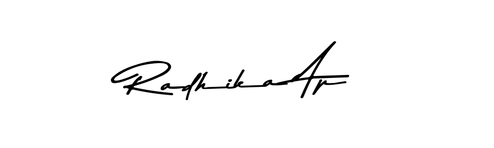 Make a beautiful signature design for name Radhika Ap. Use this online signature maker to create a handwritten signature for free. Radhika Ap signature style 9 images and pictures png