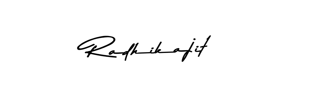 You should practise on your own different ways (Asem Kandis PERSONAL USE) to write your name (Radhikajit) in signature. don't let someone else do it for you. Radhikajit signature style 9 images and pictures png