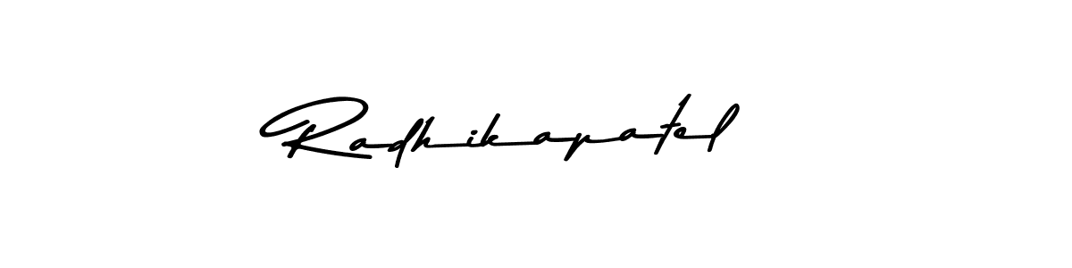 Also You can easily find your signature by using the search form. We will create Radhikapatel name handwritten signature images for you free of cost using Asem Kandis PERSONAL USE sign style. Radhikapatel signature style 9 images and pictures png