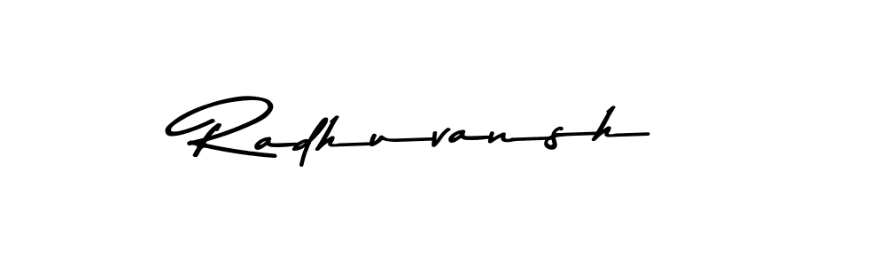 This is the best signature style for the Radhuvansh name. Also you like these signature font (Asem Kandis PERSONAL USE). Mix name signature. Radhuvansh signature style 9 images and pictures png