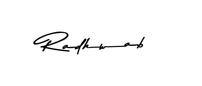 You should practise on your own different ways (Asem Kandis PERSONAL USE) to write your name (Radhwab) in signature. don't let someone else do it for you. Radhwab signature style 9 images and pictures png