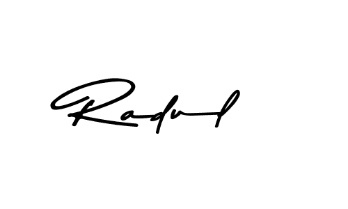 Also we have Radul name is the best signature style. Create professional handwritten signature collection using Asem Kandis PERSONAL USE autograph style. Radul signature style 9 images and pictures png