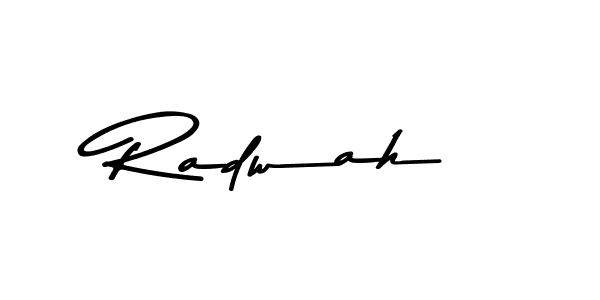 Make a beautiful signature design for name Radwah. With this signature (Asem Kandis PERSONAL USE) style, you can create a handwritten signature for free. Radwah signature style 9 images and pictures png