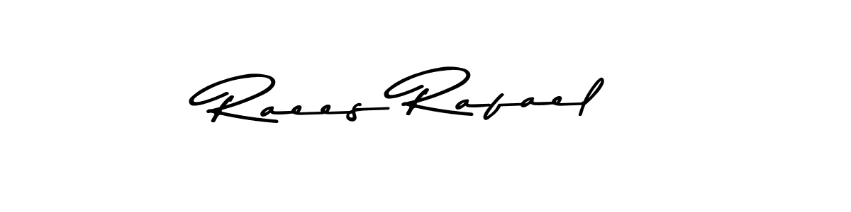 Make a beautiful signature design for name Raees Rafael. With this signature (Asem Kandis PERSONAL USE) style, you can create a handwritten signature for free. Raees Rafael signature style 9 images and pictures png