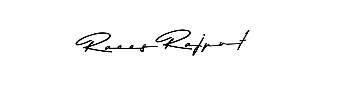 This is the best signature style for the Raees Rajput name. Also you like these signature font (Asem Kandis PERSONAL USE). Mix name signature. Raees Rajput signature style 9 images and pictures png