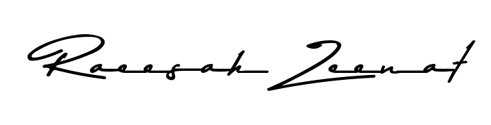How to Draw Raeesah Zeenat signature style? Asem Kandis PERSONAL USE is a latest design signature styles for name Raeesah Zeenat. Raeesah Zeenat signature style 9 images and pictures png