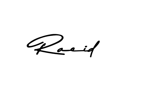 Make a beautiful signature design for name Raeid. Use this online signature maker to create a handwritten signature for free. Raeid signature style 9 images and pictures png