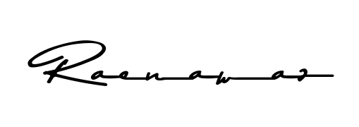 Upgrade your professional image with Raenawaz signature created with Asem Kandis PERSONAL USE font. Fast, free, and watermark-free download. Raenawaz signature style 9 images and pictures png