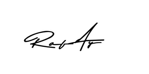 Create a beautiful signature design for name Raf Ay. With this signature (Asem Kandis PERSONAL USE) fonts, you can make a handwritten signature for free. Raf Ay signature style 9 images and pictures png