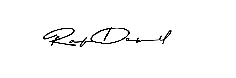 Use a signature maker to create a handwritten signature online. With this signature software, you can design (Asem Kandis PERSONAL USE) your own signature for name Raf Dewil. Raf Dewil signature style 9 images and pictures png