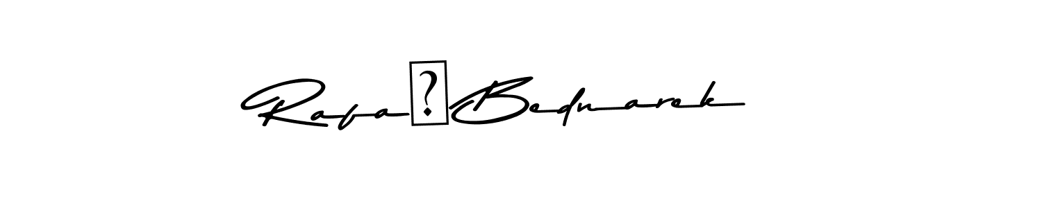 Rafał Bednarek stylish signature style. Best Handwritten Sign (Asem Kandis PERSONAL USE) for my name. Handwritten Signature Collection Ideas for my name Rafał Bednarek. Rafał Bednarek signature style 9 images and pictures png