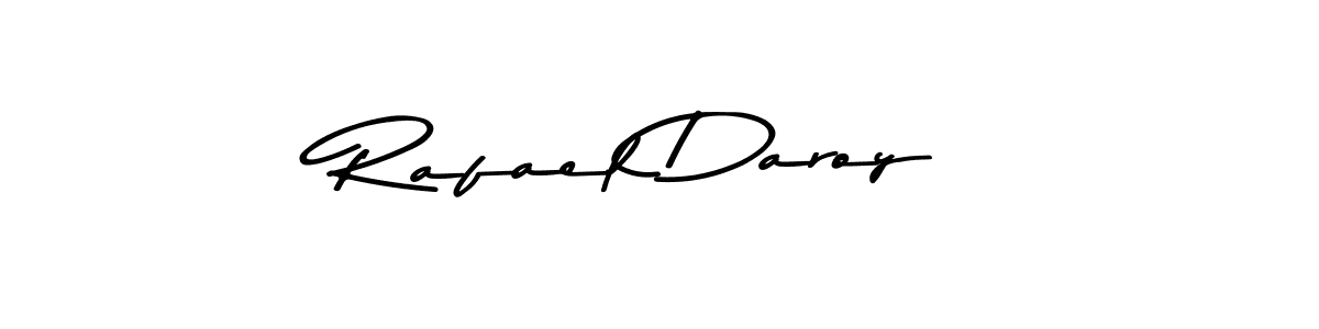 Design your own signature with our free online signature maker. With this signature software, you can create a handwritten (Asem Kandis PERSONAL USE) signature for name Rafael Daroy. Rafael Daroy signature style 9 images and pictures png