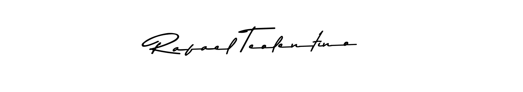 Use a signature maker to create a handwritten signature online. With this signature software, you can design (Asem Kandis PERSONAL USE) your own signature for name Rafael Teolentino. Rafael Teolentino signature style 9 images and pictures png