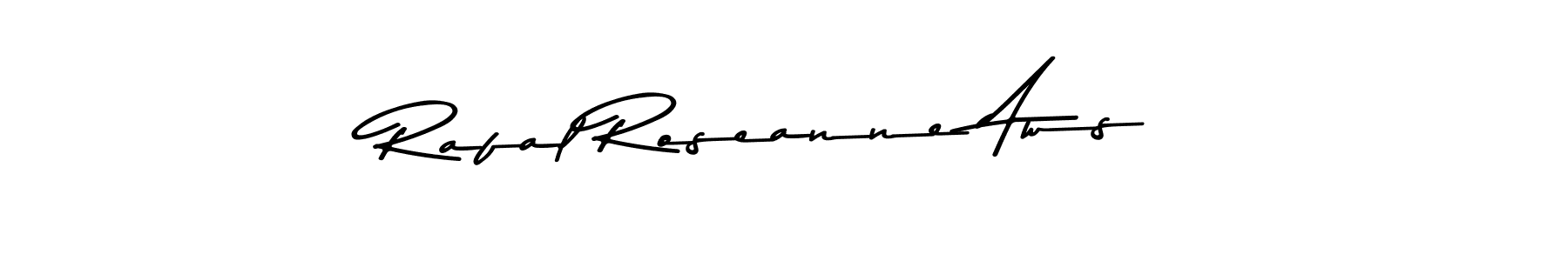 How to make Rafal Roseanne Aws signature? Asem Kandis PERSONAL USE is a professional autograph style. Create handwritten signature for Rafal Roseanne Aws name. Rafal Roseanne Aws signature style 9 images and pictures png