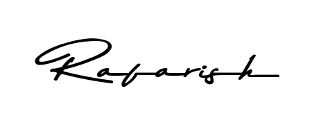 Make a beautiful signature design for name Rafarish. With this signature (Asem Kandis PERSONAL USE) style, you can create a handwritten signature for free. Rafarish signature style 9 images and pictures png