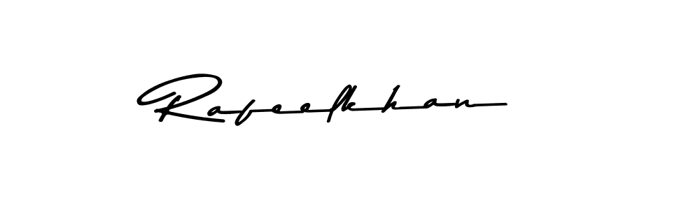 Design your own signature with our free online signature maker. With this signature software, you can create a handwritten (Asem Kandis PERSONAL USE) signature for name Rafeelkhan. Rafeelkhan signature style 9 images and pictures png