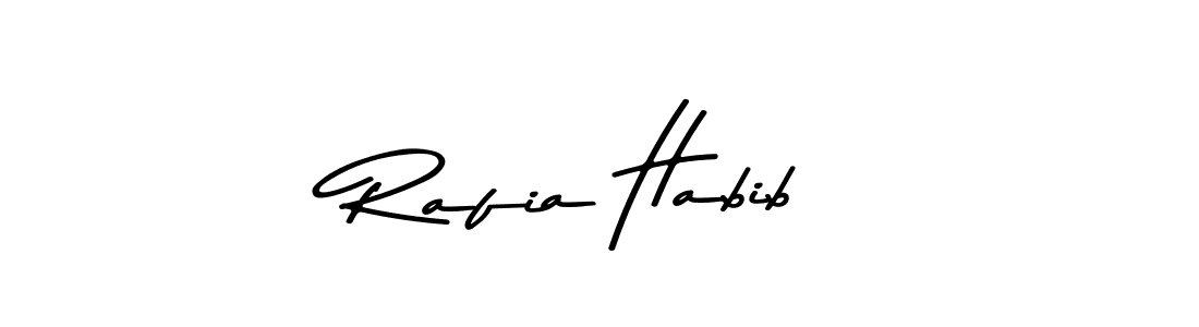 Here are the top 10 professional signature styles for the name Rafia Habib. These are the best autograph styles you can use for your name. Rafia Habib signature style 9 images and pictures png