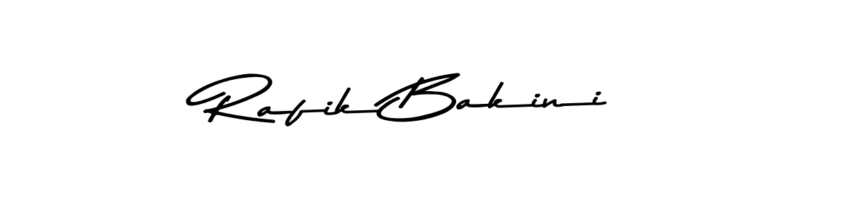 Asem Kandis PERSONAL USE is a professional signature style that is perfect for those who want to add a touch of class to their signature. It is also a great choice for those who want to make their signature more unique. Get Rafik Bakini name to fancy signature for free. Rafik Bakini signature style 9 images and pictures png